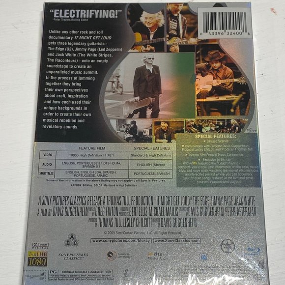 It Might Get Loud (DVD, 2009) - *BRAND NEW SEALED* - Picture 2 of 2
